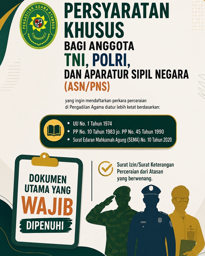 Syarat Cerai Khusus 1